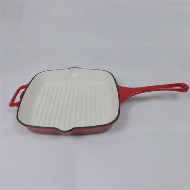 Red Cast Iron Cookware Set