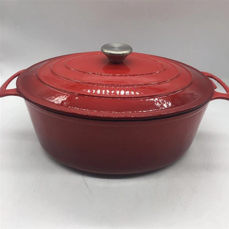 Red Cast Iron Cookware Set