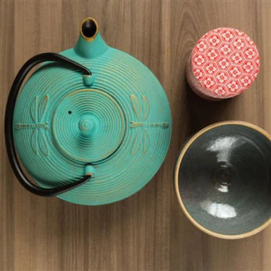 Théière classique Kung Fu Théière à clous en fonte